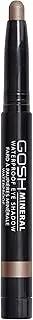 GOSH Mineral Waterproof Eye Shadow, Rotating Eyeshadow Pen with Creamy Texture for Easy Application and Intense Colour Result, Waterproof, Long-Lasting & Fragrance-Free, 003 Brown