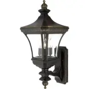 Devon - 3 Light Wall Lantern - 26 Inches high Outdoor Lantern Quoizel Lighting