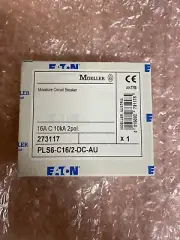 Eaton Moeller PLS6-C16/2-DC 16 amp Circuit Breaker 16A C 6kA 2 Pole BRAND NEW! s