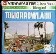 Disneyland Tomorrowland 3D View-Master 3 Reel Packet NEW SEALED Mission To Mars
