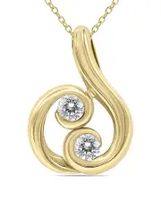 True Diamond 14K 0.71 ct. tw. Diamond Necklace