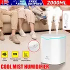 2L Ultrasonic USB Aroma Oil Humidifier Home Office Cool Mist Diffuser Bedroom