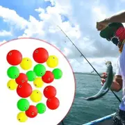 20 Pieces Fishing Floats 1.8cm Fishing Tackle Saltwater Soft Fishing Bobbers
