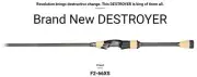 Megabass Rod Baitcast Destroyer P5 F2-66XS Whippot (3042)