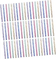 Yardwe Create Your Own Wind Chime 100pcs Aluminum Wind Chime Tubes Pre-drilled Holes for Easy Assembly