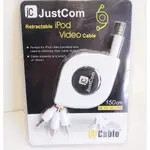 全新,JUSTCOM APPLE IPOD VIDEO CABLE 影像聲音傳輸線