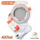 4X Downlights LED Ceiling Lights 70/90/120mm Cutout Cool White AU Plug Kitchen