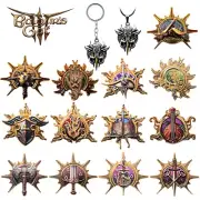 Games Baldur's Gate 3 Rogue Mage Warlock Game Professional Metal Badge Gift