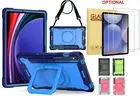 For Samsung Galaxy Tab S10 FE Plus/S10+/S9 FE/S9+/S9 FE Case with Rotating Stand