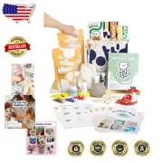 All-in-One Air Dry Clay Pottery Kit for Adults - 2kg Premium Clay Bundled