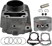 Motorcycle Cylinder Kit 55mm 56mm 57mm Big bore Piston Ring for Ho-nda Super Cub 110 NBC110 C110 NBC 110 2009-2018 EFI CRF110 Motorcycle Accessories(57mm Big bore)
