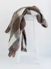 Masterweave Windermere Alpaca Throw Rug Blanket - Plateau