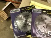 circular saw blades 2 7 1/4" 24 tooth carbide blades