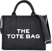 [MINYII] The Tote Bag For Women, Canvas Tote Bag With Zipper Tote Crossbody Purse Handbag For Work Travel and School