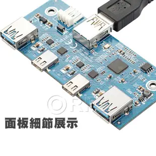 ◎洛克潮流館◎前置面板 3.5吋 擴充面板 USB TYPEC前置擴充面板 軟碟機擴充 USB3.0機殼面板