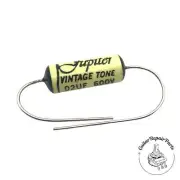 Jupiter Condensers Yellow Vintage Tone Aluminum Foil Mylar Capacitor .02uF -