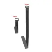 10pcs Hook & Loop Nylon Cinch Straps Adjustable Fastening Securing Strap