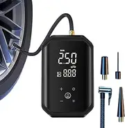 Mini Air Pump | Inflator for Balloons - Auto Shut Off for Car and Bike Tire Air Mattress Motorcycle Maintenance Electric Pump