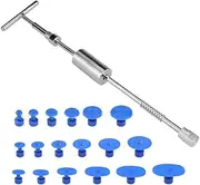 FOCCTS 27 Pcs Car Dent Puller Kit Auto Body Dent Puller, Dent Repairing kit, with Slide Hammer T bar, Dent Removal Glue & Pulling Tabs, Efficient Automobile Body Repairing