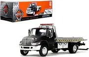 International 1:24 Durastar 4400 Flat Bed Die-cast Car, Toys for Kids and Adults(Black)