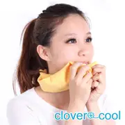 Clover瞬間涼感多用途冰涼巾(領巾)-萊姆黃