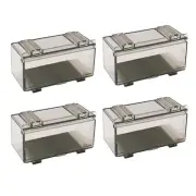 2 Pairs 1/64 Dustproof Acrylic Cars Model Display Storage Box For Hot Wheels m