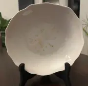 JARS FRANCE PLUME NACRE SOUP PLATE - New 20 Cm Crystalline Glaze