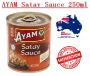 NEW Malaysia Ayam Satay Sauce 250ml + Free Ship 雄鸡牌-马来西亚风味沙爹酱