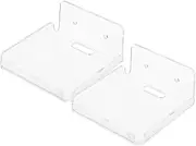KALLORY 2pcs Camera Wall Mount Bracket Camera Support Small Wall Shelf Speaker Holder Security Bracket