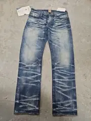 PRPS Jeans Mens 30x32 Blue Barracuda Distressed Denim Jeans