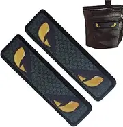 [Generic] Clothing Patches, Snake Eye Appliques for Clothes, Set of 2 Reflective Adhesive Jacket Badge, Decorative Applique Crafts for Hats