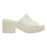 New CROCS Womens BROOKLYN SLIDE HEEL 209408-160 STUCCO W 5 - 9 TAKSE
