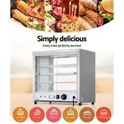 Devanti Commercial Food Warmer Hot Display Showcas
