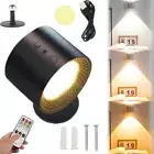 360° Rotatable Corridor Lights USB Rechargeable Night Light