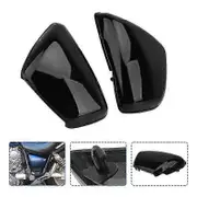 Motorcycle Battery Fairing Cover For Yamaha XV 700 750 1000 1100 Virago 1984-up Side Cover Left & Right Protection Cover Black