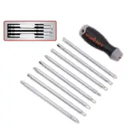 9 In 1 Screwdriver Set Screw Driver Changable Long Double Bits Handle