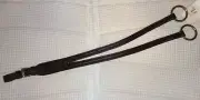 JEREMY & LORD Running Martingale Attachment - RAISED - 19" Long - Brown - NEW