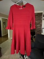 New Red Ted Baker Dress Size 2