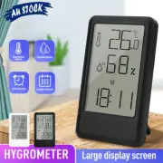 Digital Humidity Indoor Hygrometer Thermometer Temperature Meter Alarm Clock