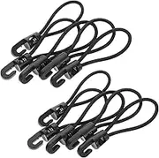 BESPORTBLE 20pcs Heavy Duty Bungee Cords with Hooks Elastic Luggage Straps for Secure Transport and Packing for Camping Hiking and Outdoor Activities