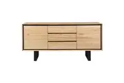 Divano Aconite Buffet Table 180cm 2 Door 3 Drawer Solid Messmate Timber Wood - Natural