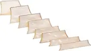 Generic 9pcs Guitar Inlay Shell Decors for Electric and Acoustic Fretboard Easy to Install Trapezoid Shell Inlay Accessories for Enhancing Sound Quality and Performance