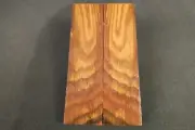 ZIRICOTE KNIFE SCALES 1 1/2" x 5 5/8" x 3/8"- 7/16" AWESOME FIGURE!!!
