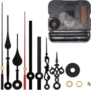 High Torque 12888 Clock Movement Mechanism with 3 Pairs of Hands, Silent Sweep Q
