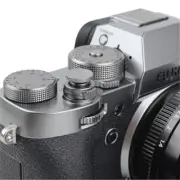 2 PCS Silver Gray Soft Shutter Release Button for Olympus OM-1/Hasselblad 503CW