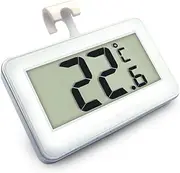 BCOATH 2Pcs Digital Indoor and Outdoor Thermometer with Magnetic Hook Refrigerator Thermometer for Accurate Temperature Display for Home Use