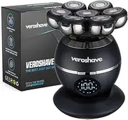 Veroshave 7D Head Shaver Irritation-Free Wireless for Bald Men Cordless Electric Razor Waterproof Rechargeable