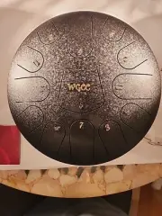 Steel Tongue Drum 12 inch 13 Note With Bag Mallets Included
