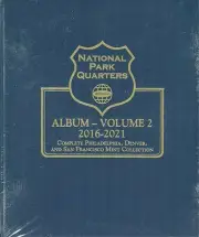 WHITMAN CLASSIC National Park Quarters Volume 2 Two PD&S Album #3059