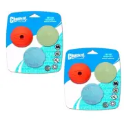 Chuckit! Dog Fetch Toy MEDLEY package of 3 Whistler Glow Rebounce Ball MED 6Ball